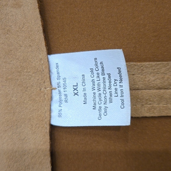 Faux SUEDE long COAT NWOT - Picture 2 of 7